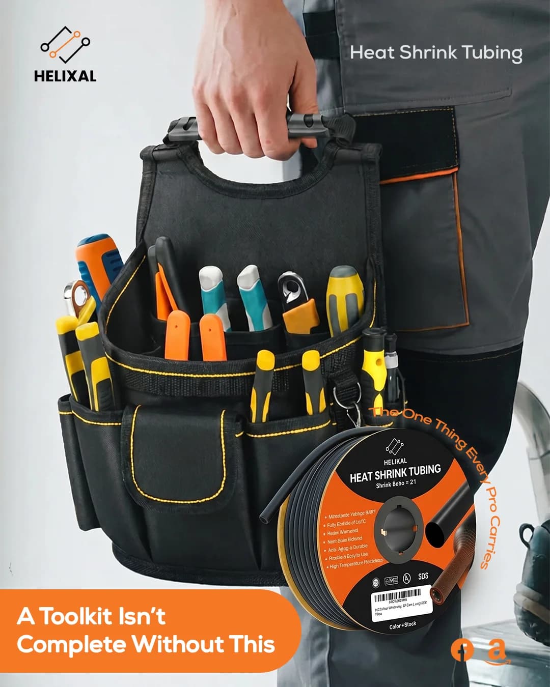 HELIXAL heat shrink tool kit assortment